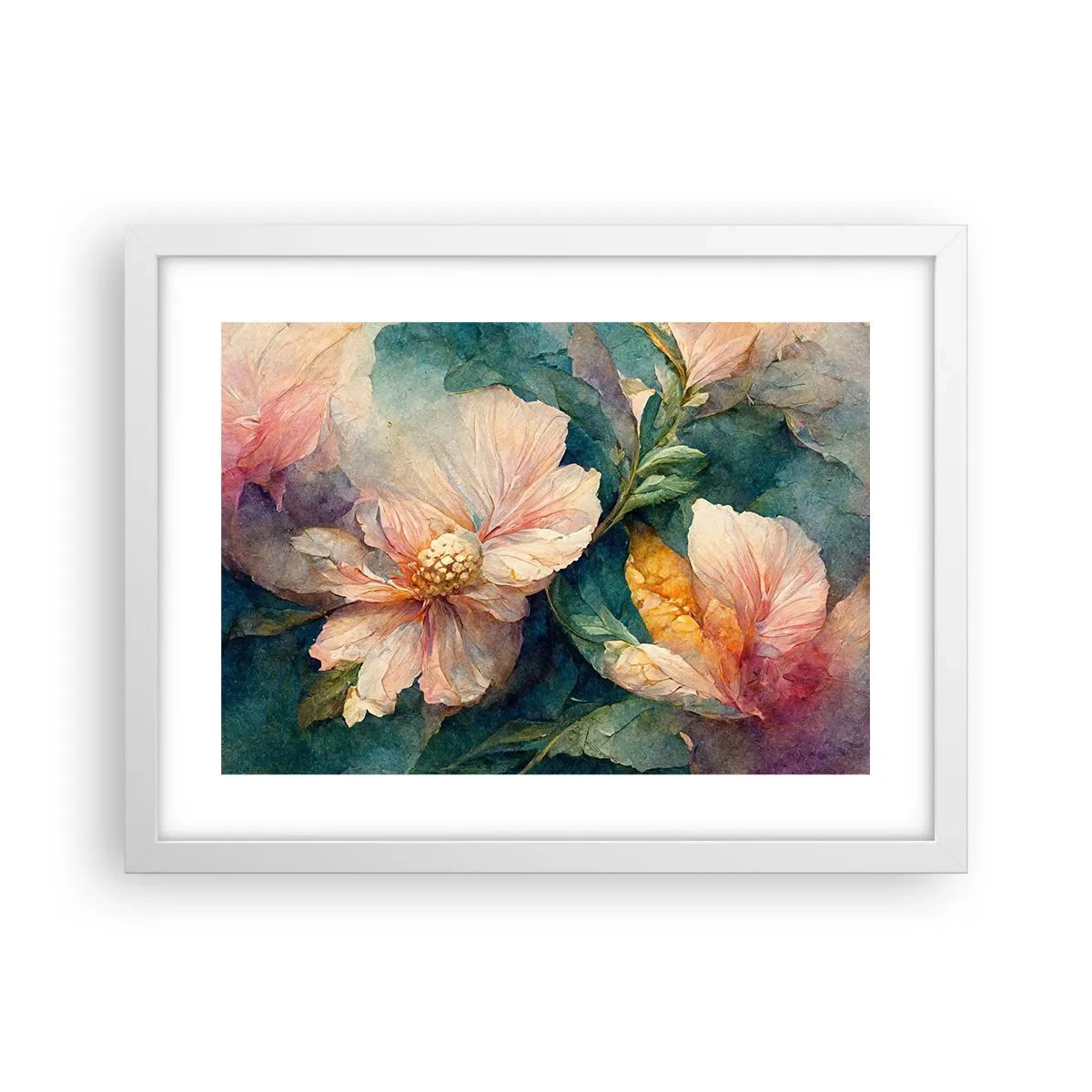 Affisch i vit ram - Bara subtilitet - 40x30 cm