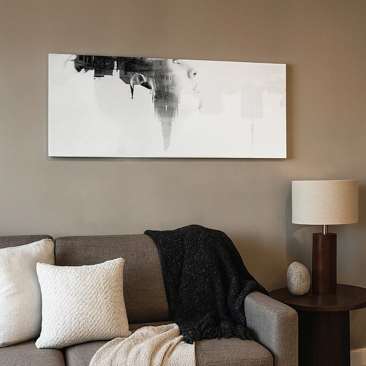 Canvastavla - Bild på duk - På rutans båda sidor - 30x30 cm