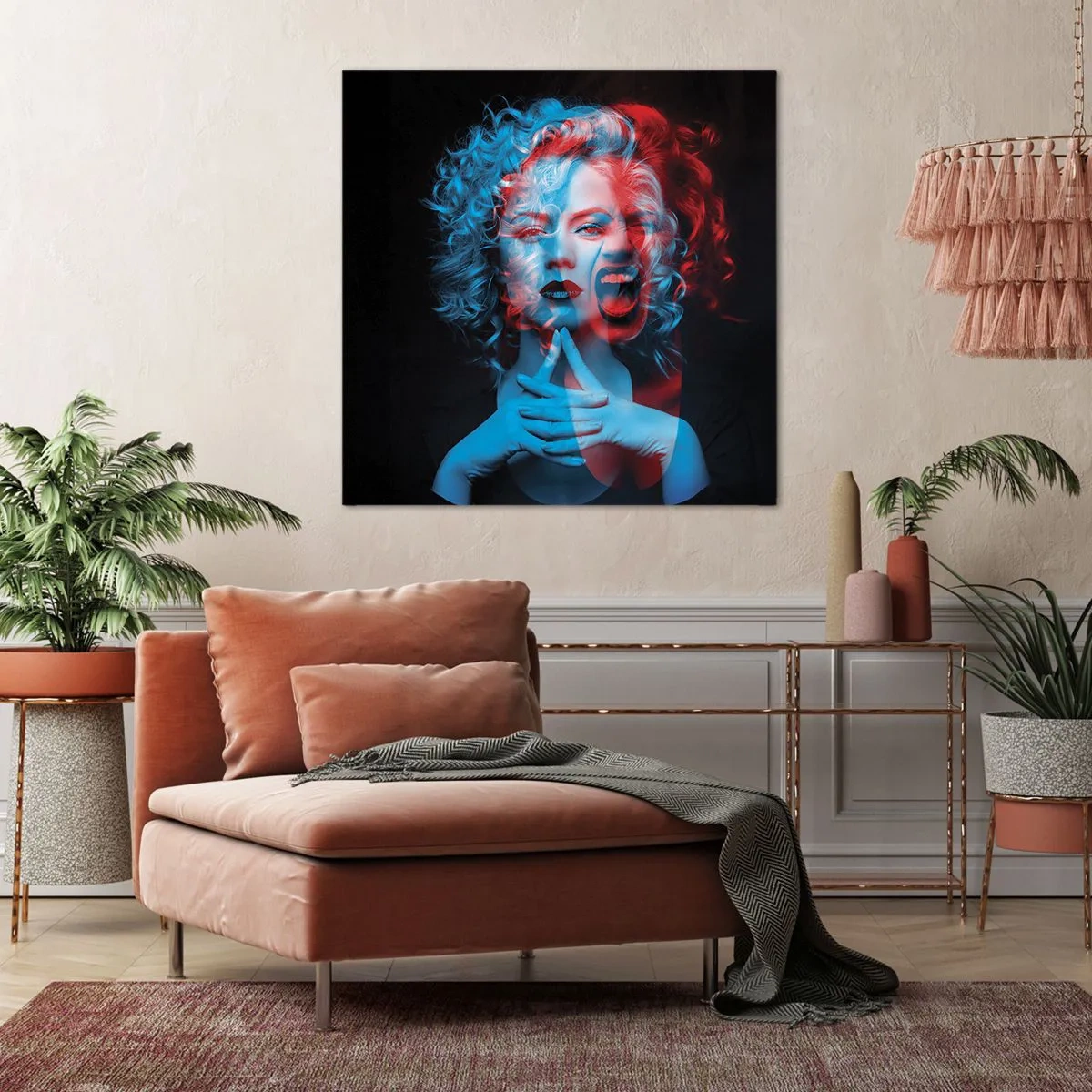 Canvastavla - Bild på duk - Alter ego - 40x40 cm