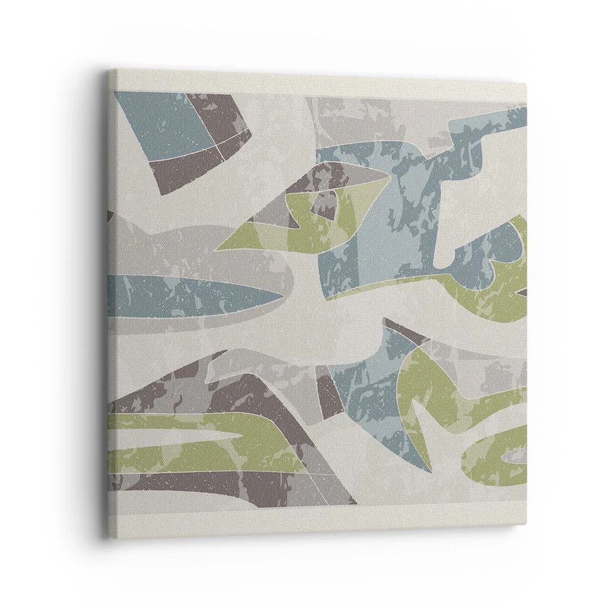 Canvastavla - Bild på duk - Komposition bakom glas - 30x30 cm
