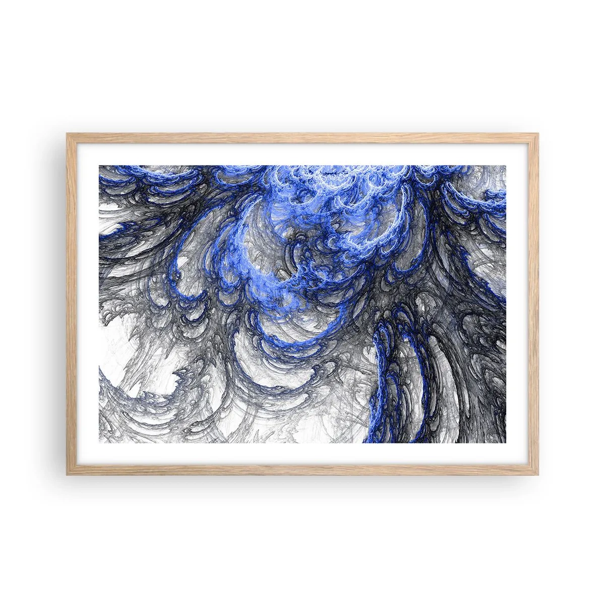 Affisch i ram av ljusek - Vågens födsel - 70x50 cm