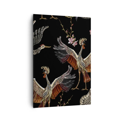 Canvastavla - Bild på duk - Sagofågel - 70x100 cm