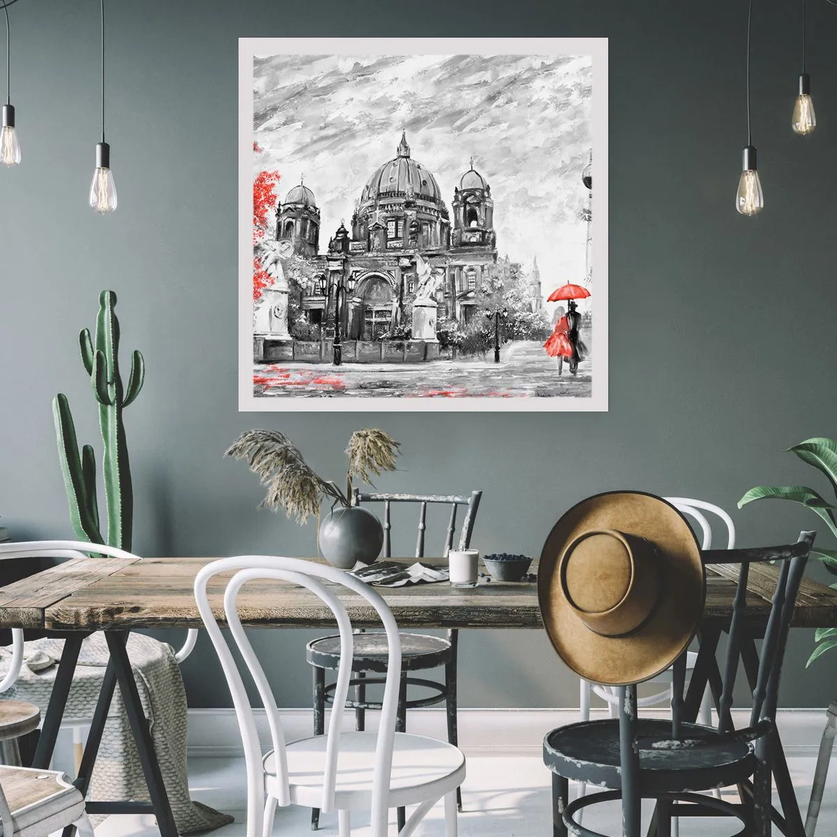 Affisch - Ett möte i Berlin - 60x60 cm