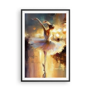 Affisch i svart ram - Ett mirakel på gatan - 61x91 cm