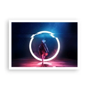 Affisch - Mellan världar - 100x70 cm