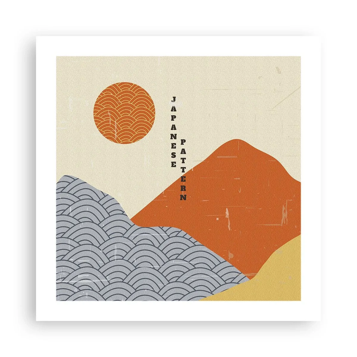 Affisch - I den japanska andan - 50x50 cm