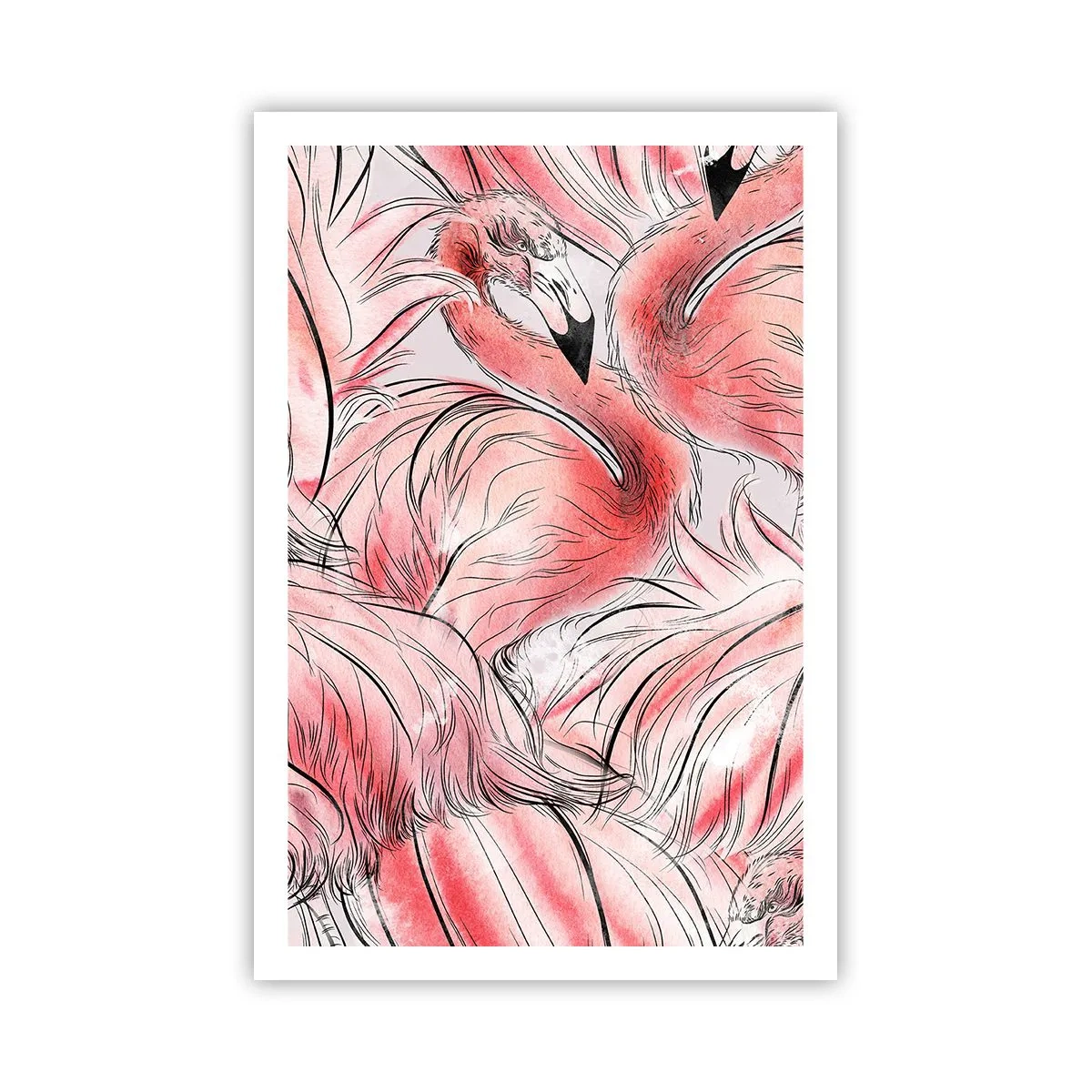 Affisch - Fåglarnas corps de ballet - 61x91 cm