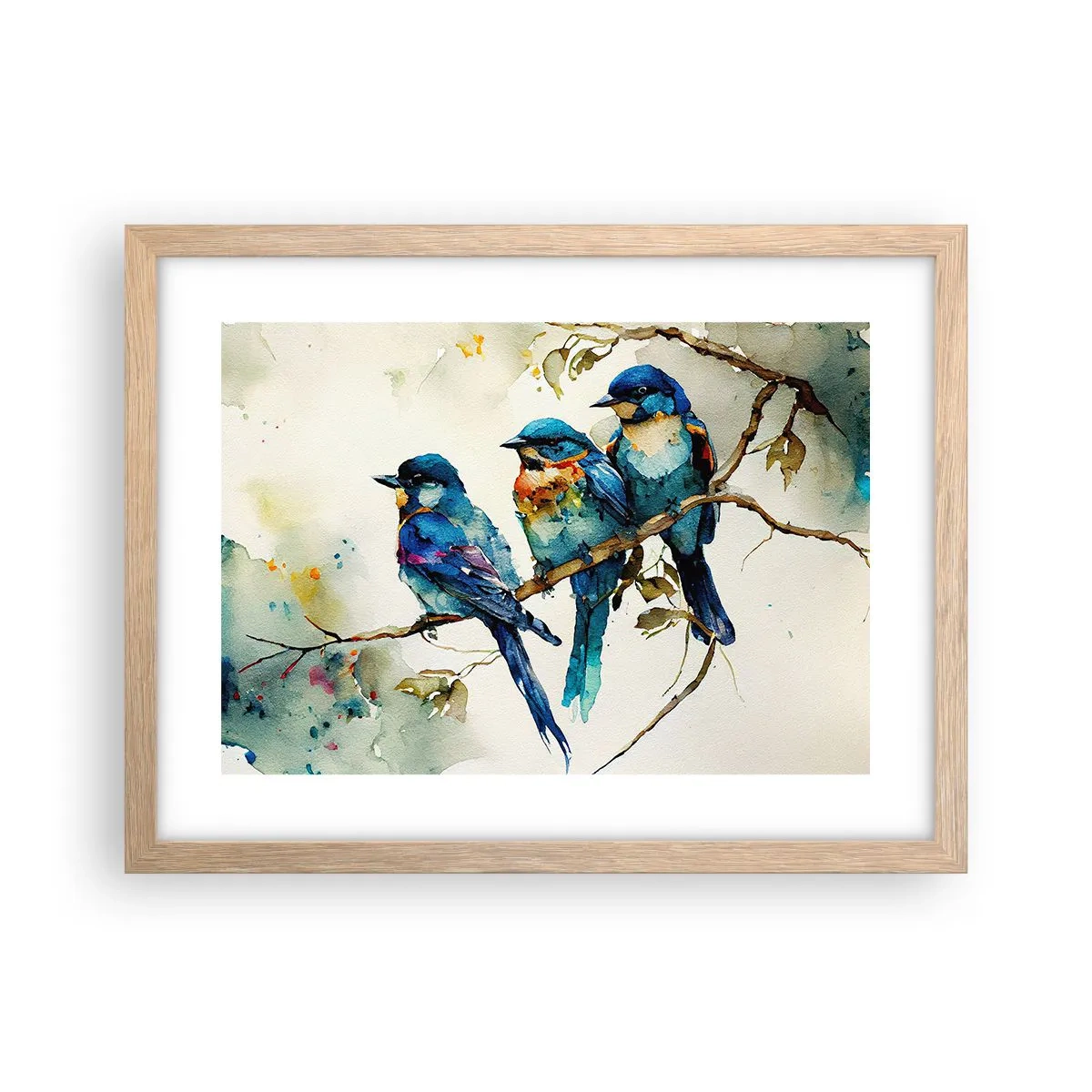 Affisch i ram av ljusek - Sur? - 40x30 cm