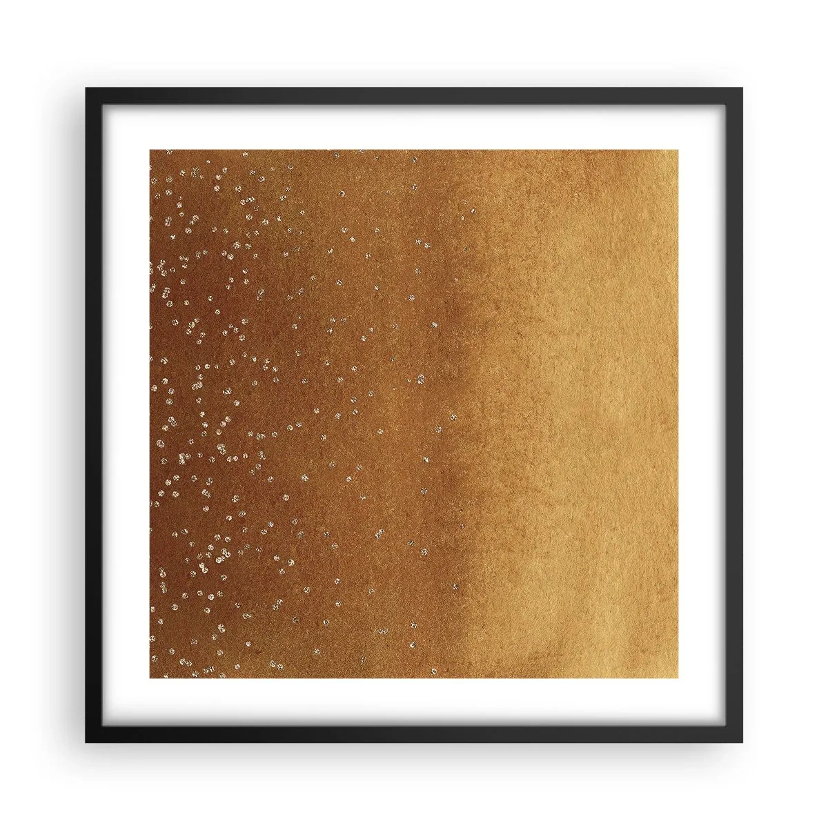 Affisch i svart ram - Ljusets födsel - 50x50 cm