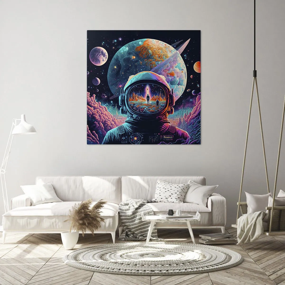 Canvastavla - Bild på duk - Filosofer har aldrig drömt - 60x60 cm