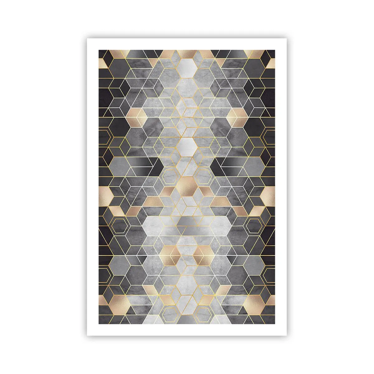Affisch - Diamantkomposition - 61x91 cm