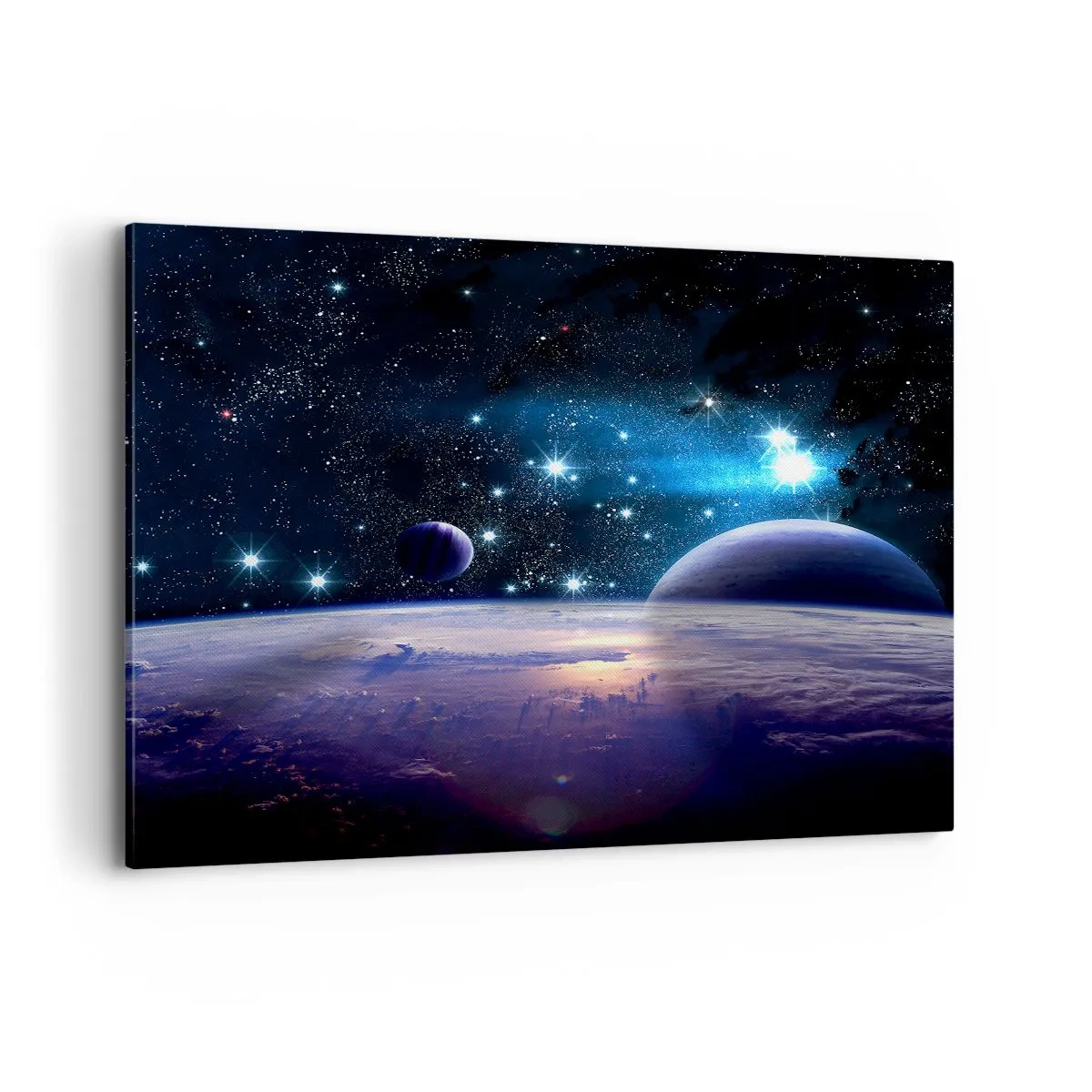 Canvastavla - Bild på duk - Fortfarande ensamma? - 120x80 cm