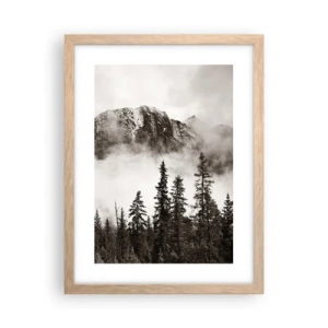 Affisch i ram av ljusek - Granithärskare - 30x40 cm