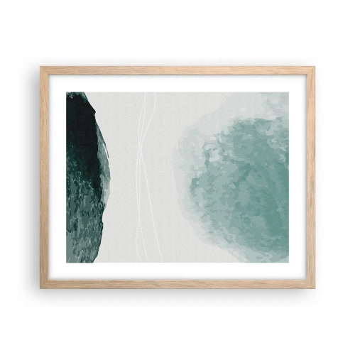 Affisch i ram av ljusek - Ett möte med dimma - 50x40 cm