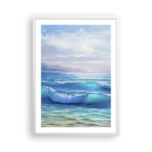 Affisch i vit ram - Stillande - 50x70 cm