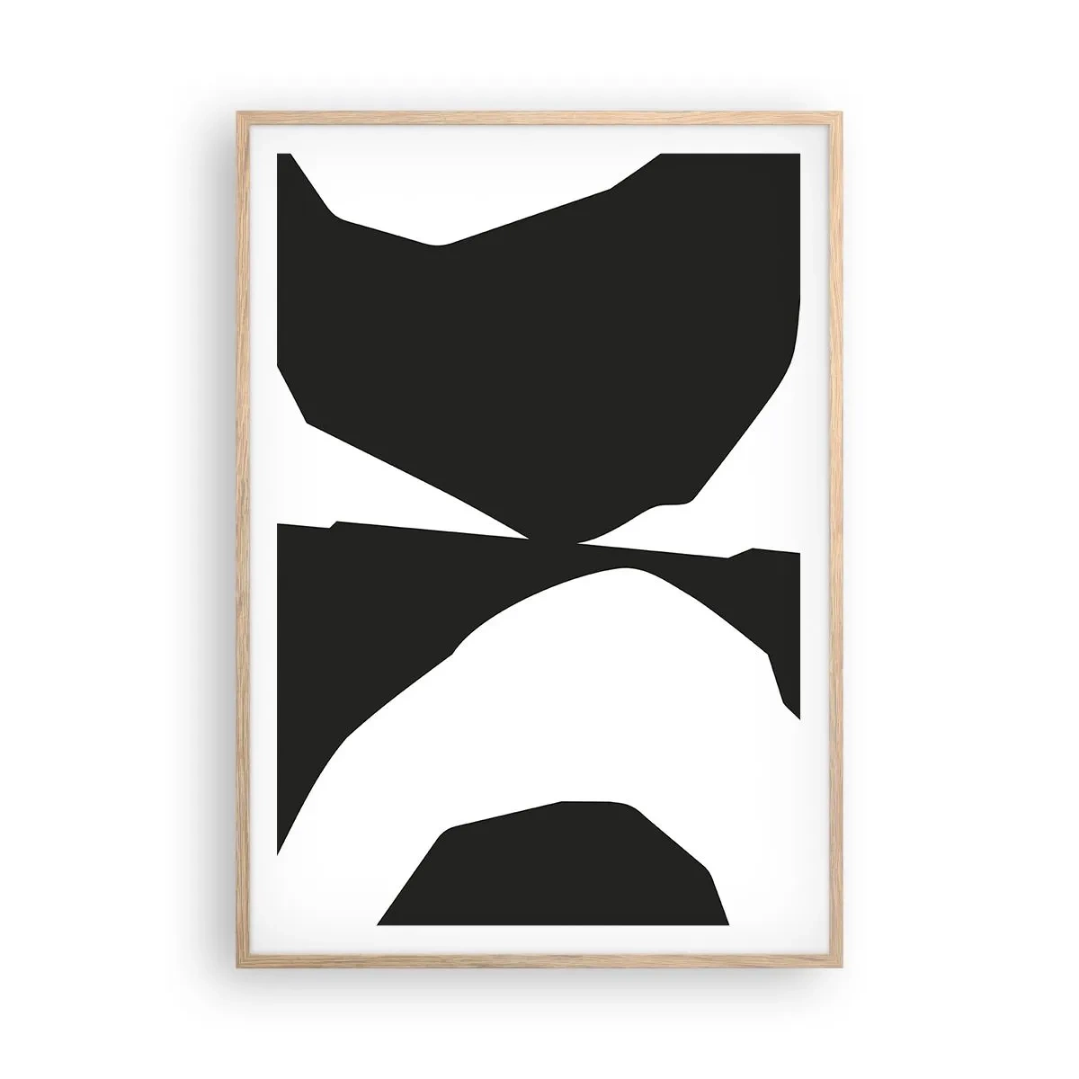 Affisch i ram av ljusek - Positiv-negativ - 70x100 cm