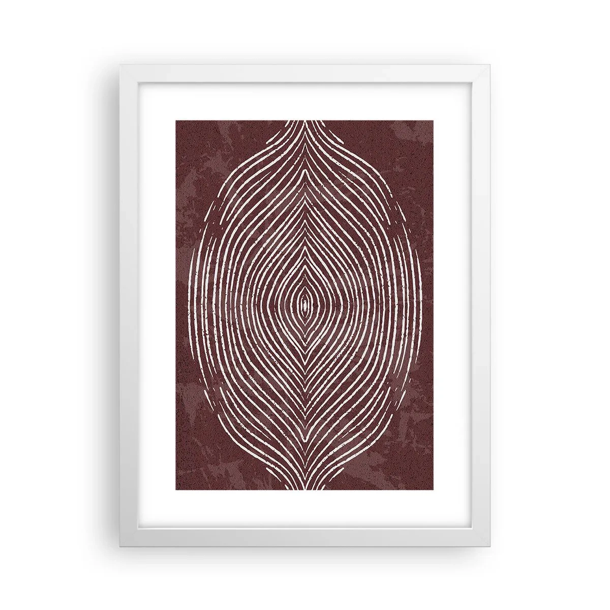 Affisch i vit ram - Rymden talar - 30x40 cm