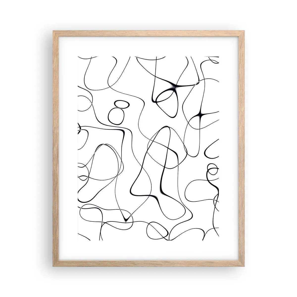 Affisch i ram av ljusek - Livets stigar, ödets tur - 40x50 cm