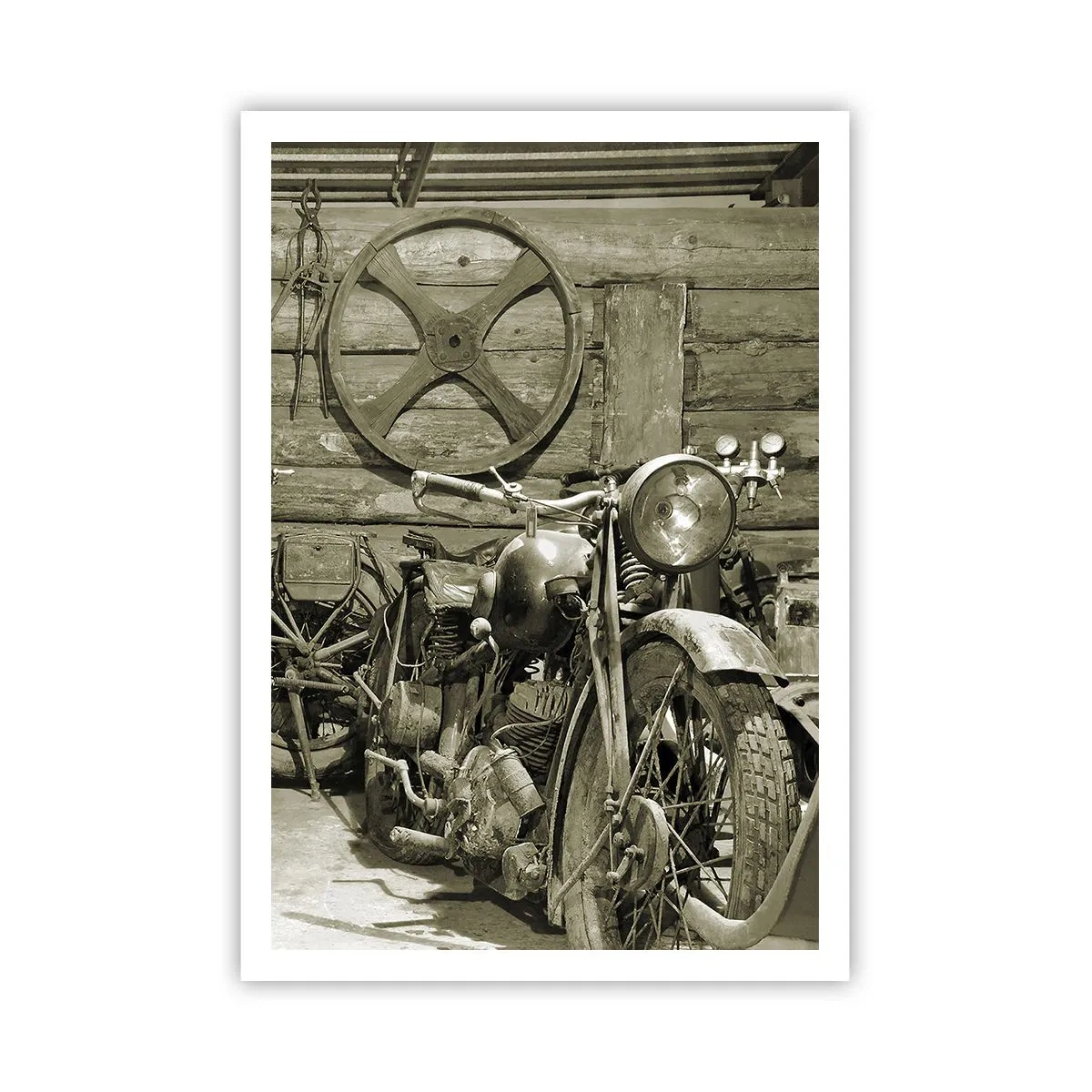 Affisch - I onkel Lasses skjul - 70x100 cm