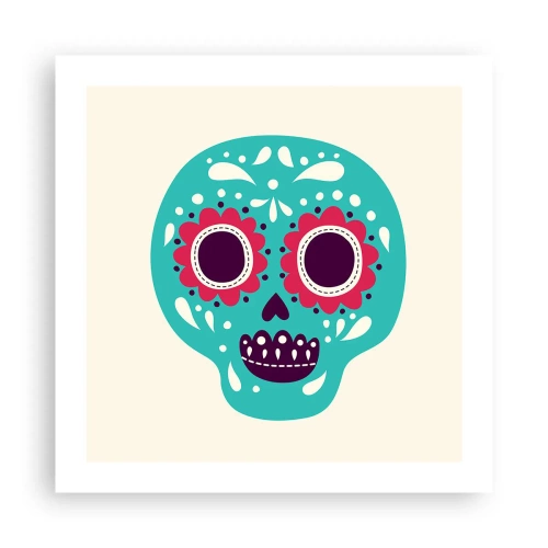 Affisch - Livet - nöje till döden - 50x50 cm