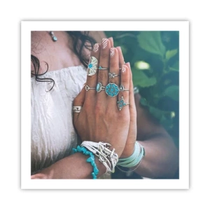 Affisch - Välkommen till existensens centrum - 60x60 cm