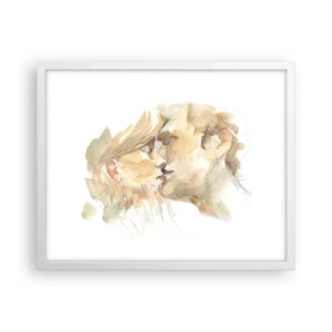 Affisch i vit ram - Upphittad hälft? - 50x40 cm