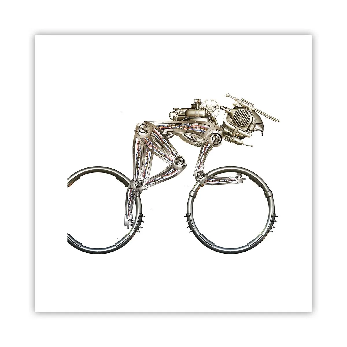 Affisch - Underbar maskin - 30x30 cm