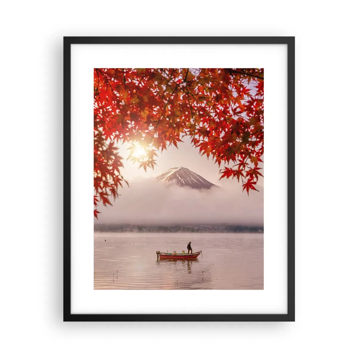 Affisch i svart ram - I japansk stämning - 40x50 cm