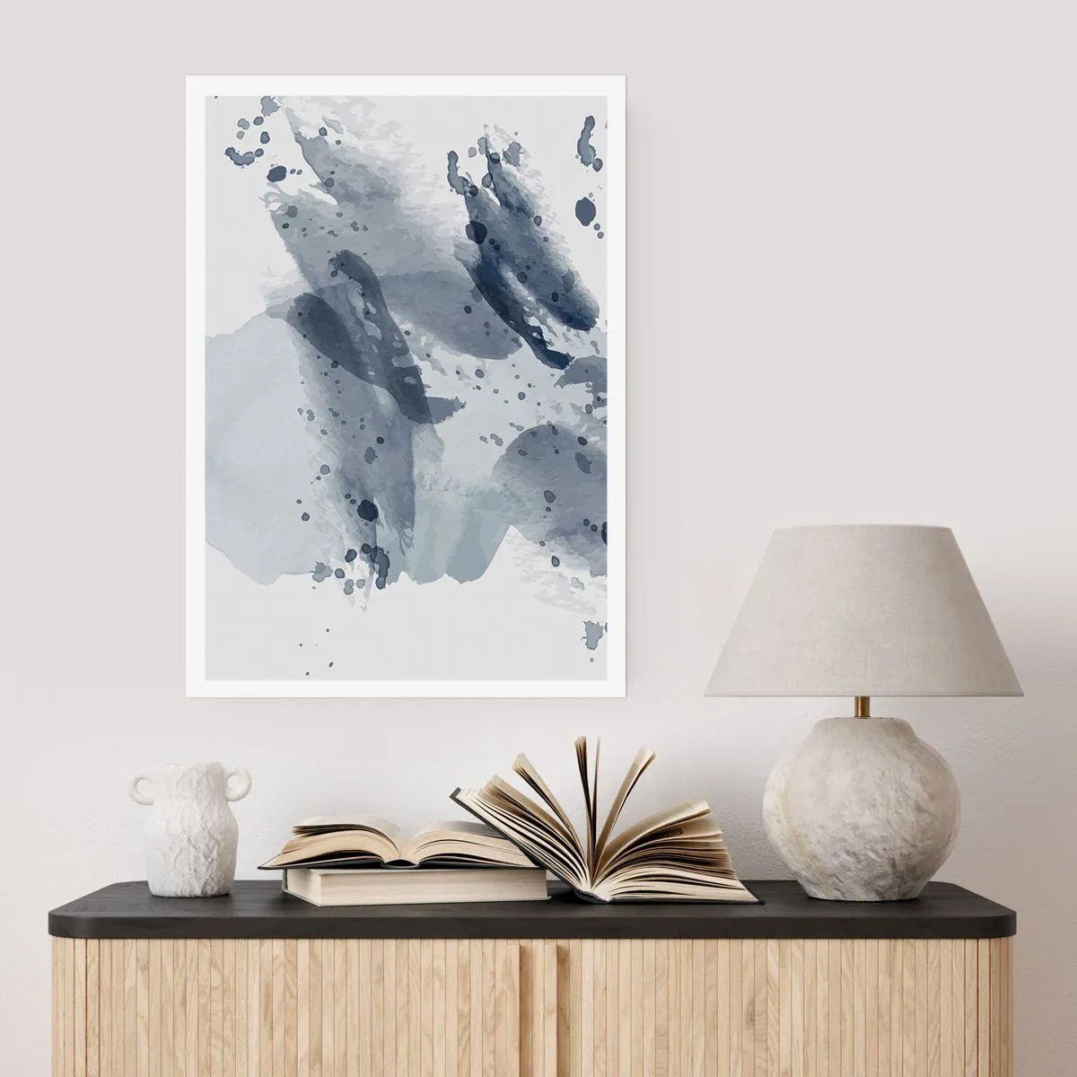 Affisch - Studie om vattnets natur - 70x100 cm