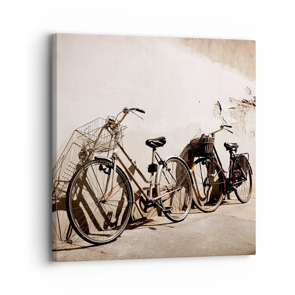 Canvastavla - Bild på duk - Oförglömlig charm av det förflutna - 30x30 cm