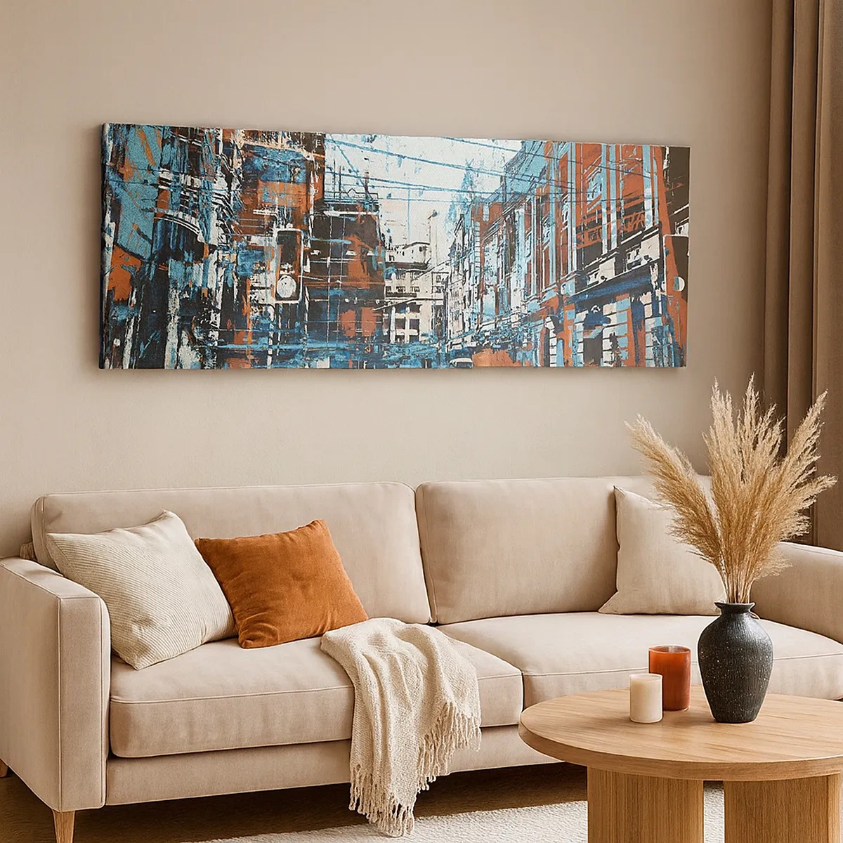 Canvastavla - Bild på duk - Igenkänd stadsled - 30x30 cm