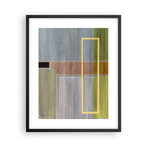 Affisch i svart ram - Rakt och lugnt - 40x50 cm