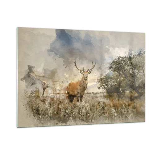 Glastavla - Bild på glas - Värdighet - styrka - dignitet - 120x80 cm