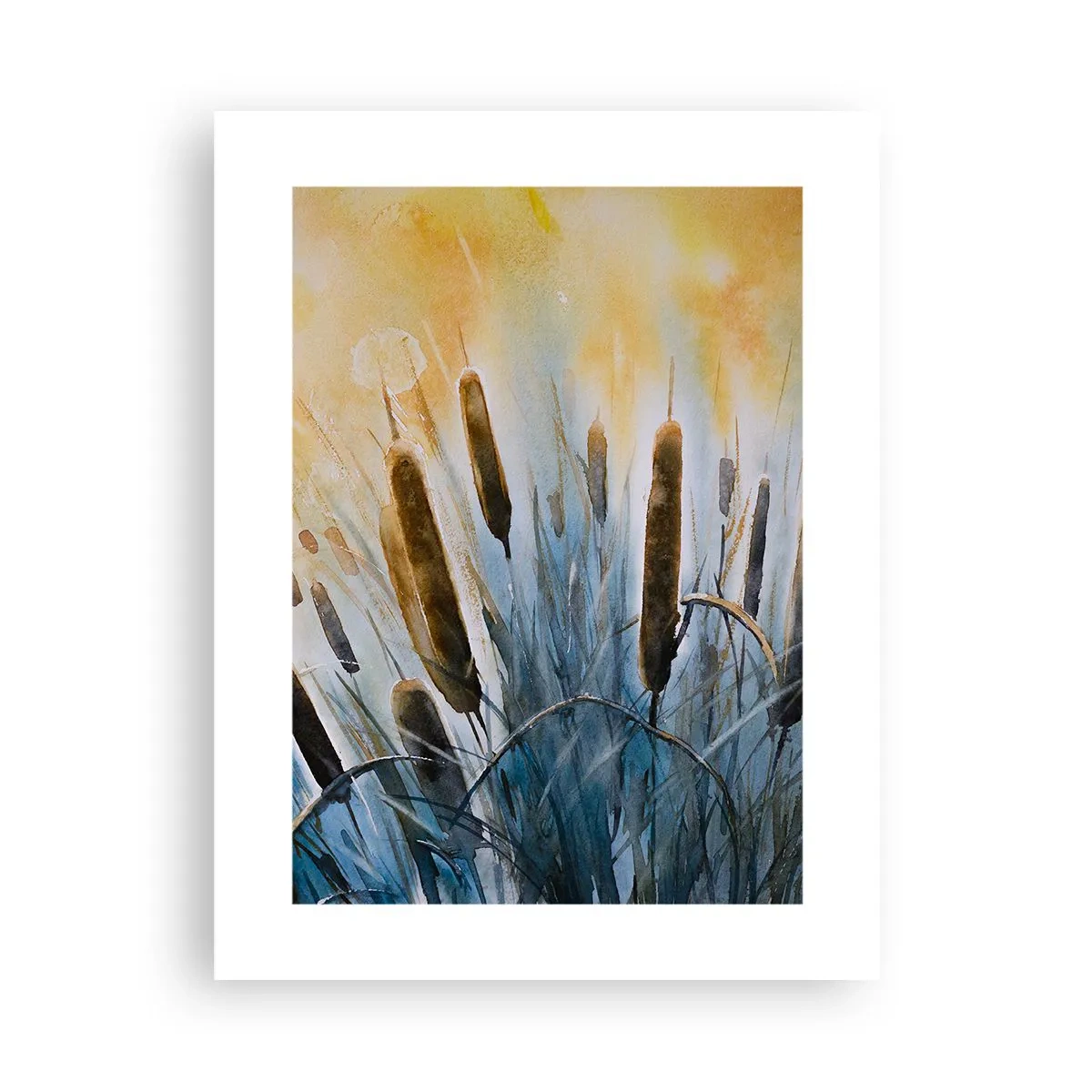 Affisch - Vattnets kyla, solens hetta - 30x40 cm