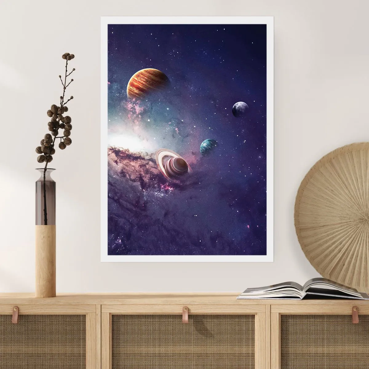 Affisch - Sol- och danssystem - 50x70 cm