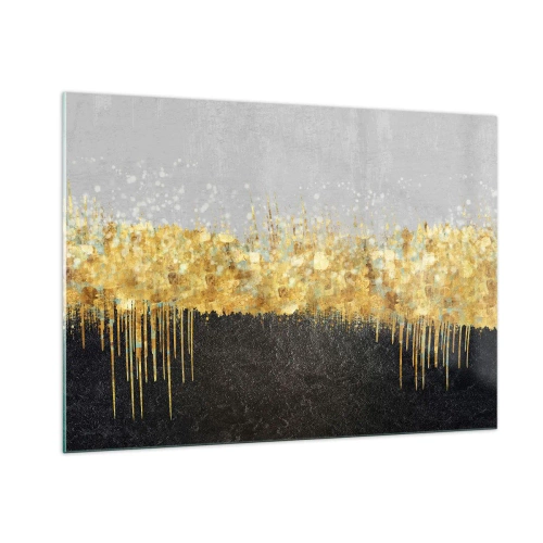 Glastavla - Bild på glas - Inåt och uppåt - 100x70 cm