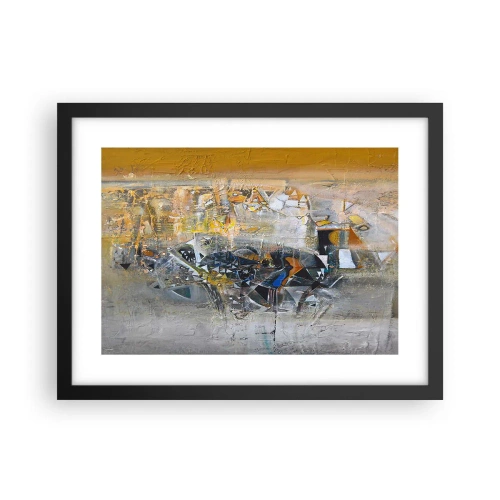 Affisch i svart ram - Allt blir bra - 40x30 cm