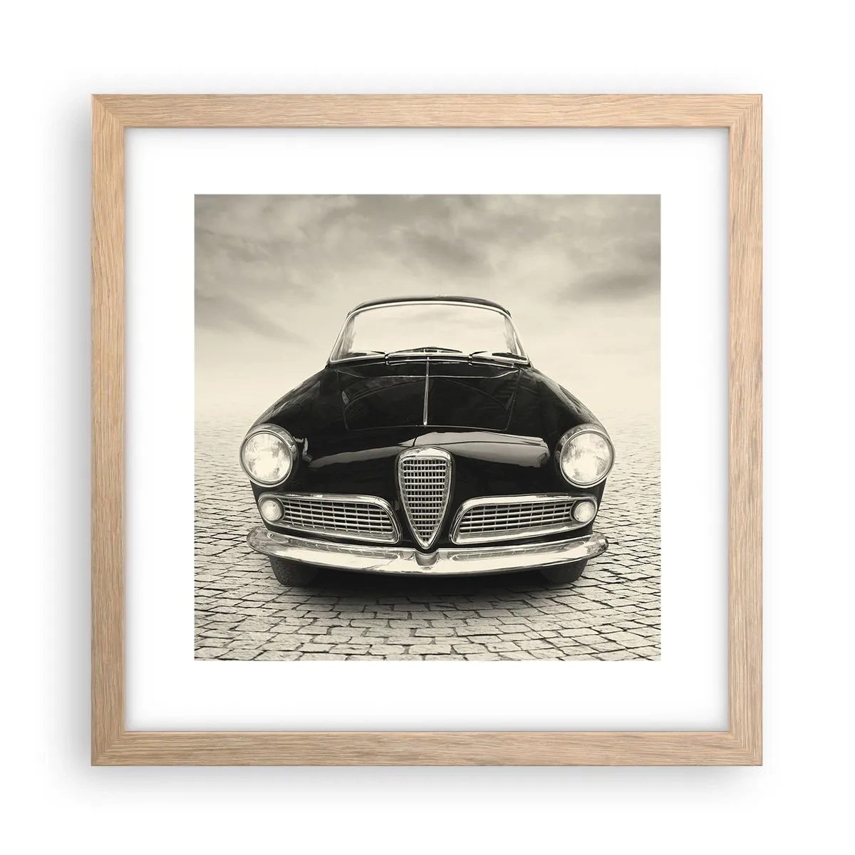 Affisch i ram av ljusek - Hur kan man inte älska mig? - 30x30 cm