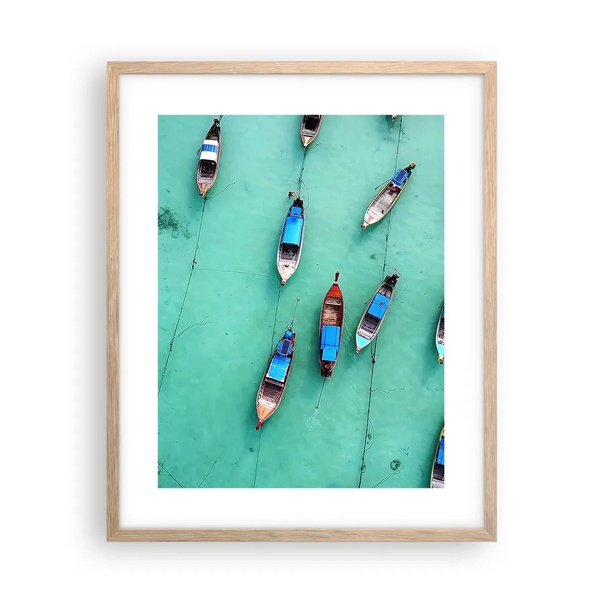 Affisch i ram av ljusek - Under en glad väntan - 40x50 cm