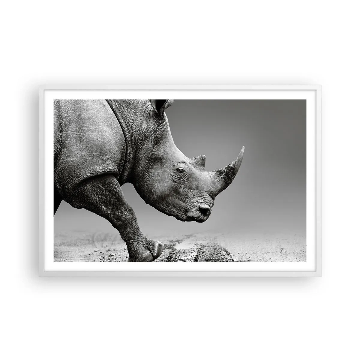 Affisch i vit ram - Ostoppbar kraft - 91x61 cm
