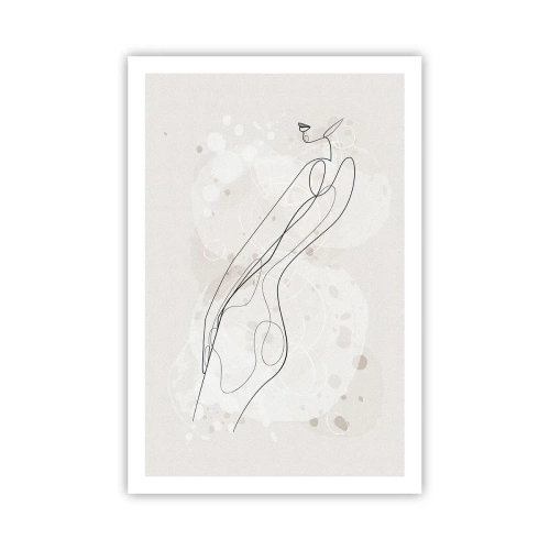 Affisch - Blicken går vilse - 61x91 cm