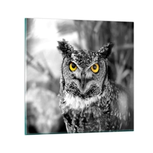 Glastavla - Bild på glas - Inget kommer undan - 70x70 cm