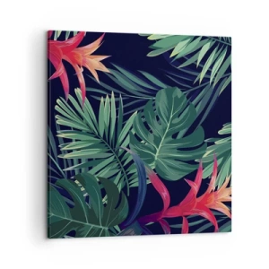 Canvastavla - Bild på duk - Brinna i grönskan - 50x50 cm