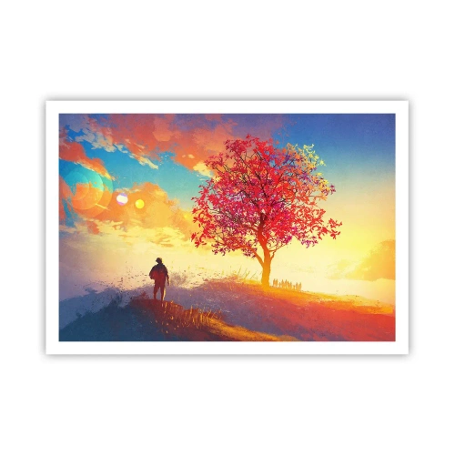 Affisch - Pilgrim i målet - 100x70 cm