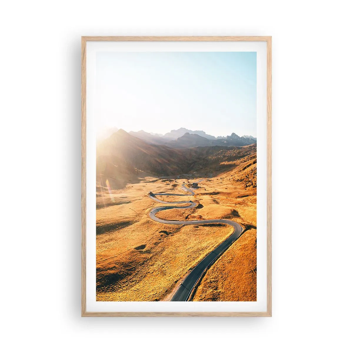 Affisch i ram av ljusek - I gulddalen - 61x91 cm