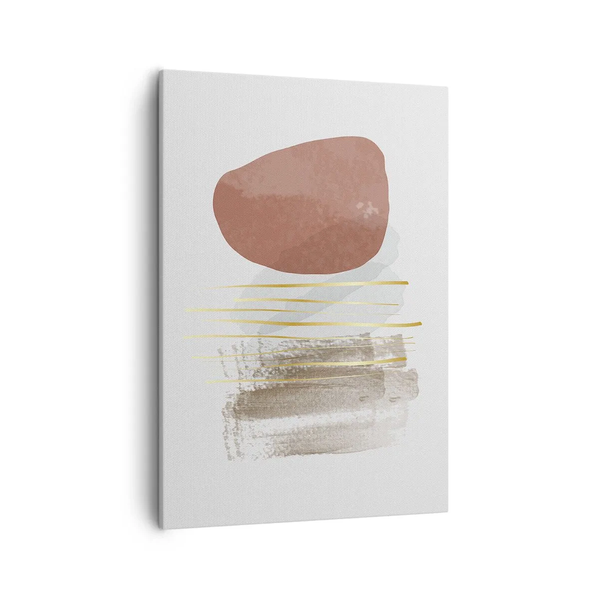 Canvastavla - Bild på duk - Abstrakt pelargång - 50x70 cm