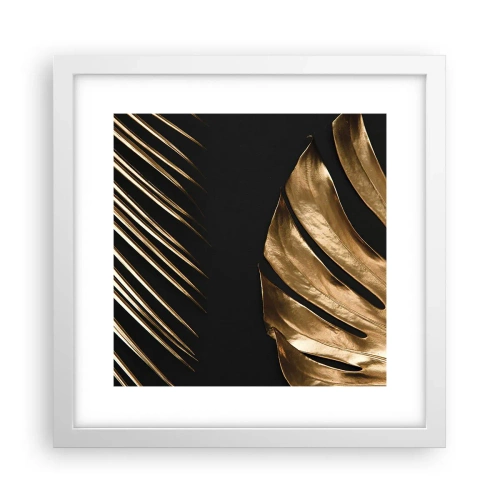 Affisch i vit ram - Olika men lika dyra - 30x30 cm
