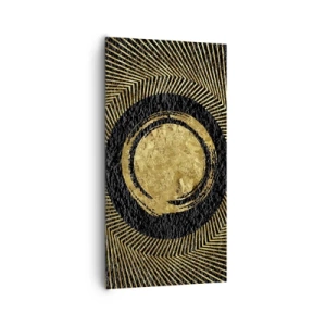 Canvastavla - Bild på duk - Glamourös komposition - 65x120 cm