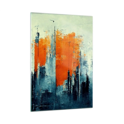 Glastavla - Bild på glas - Modernt landskap - 50x70 cm