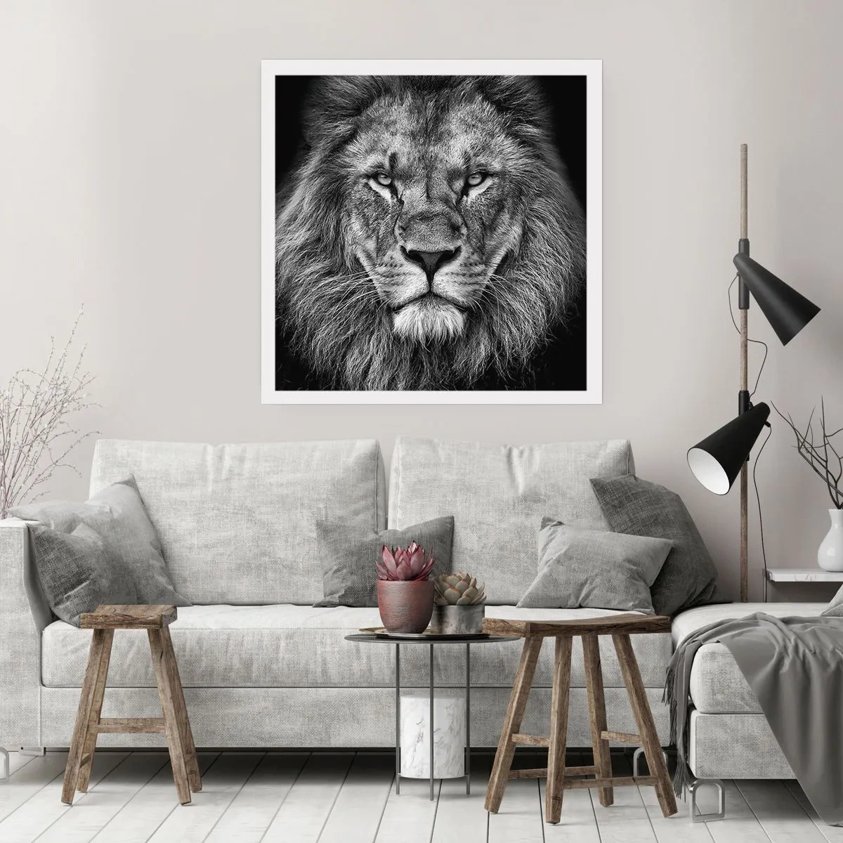 Affisch - I kröningskläder - 40x40 cm